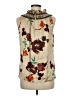 Etcetera 100% Silk Ivory Sleeveless Silk Top Size 6 - photo 2