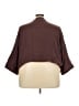 Torrid Brown 3/4 Sleeve Button-Down Shirt Size 5X Plus (6) - photo 2