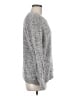 Calvin Klein 100% Polyester Tweed Gray Pullover Sweater Size M - photo 4
