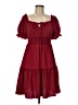 Unbranded 100% Polyester Burgundy Casual Dress Size M (estimated) - photo 1