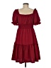 Unbranded 100% Polyester Burgundy Casual Dress Size M (estimated) - photo 2