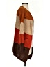 Almost Famous 100% Acrylic Color Block Brown Cardigan Size XS - photo 4