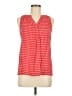 Anne Carson 100% Rayon Red Sleeveless Blouse Size M - photo 1