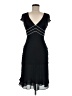 BCBGMAXAZRIA 100% Silk Black Cocktail Dress Size 4 - photo 1