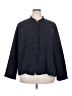 Eileen Fisher Solid Gray Blue Jacket Size 2X - photo 1