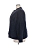 Eileen Fisher Solid Gray Blue Jacket Size 2X - photo 5