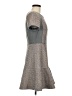 J.Crew Tweed Gray Casual Dress Size 9 - photo 4