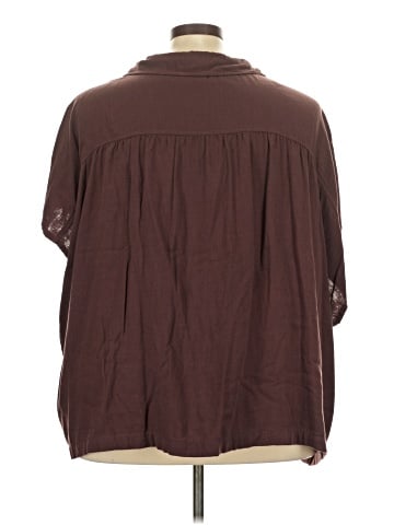 Torrid 3/4 Sleeve Button-Down Shirt (view 2)