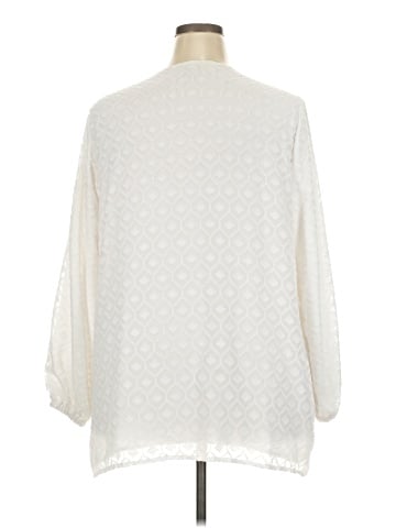 Melissa McCarthy Seven7 3/4 Sleeve Blouse (view 2)
