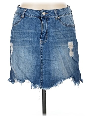 Rewash Denim Skirt (view 1)