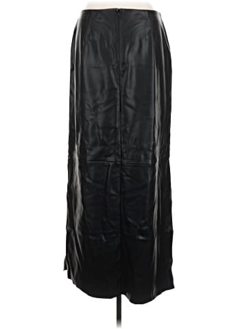 Topshop Faux Leather Skirt (view 2)