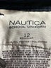 Nautica 100% Polyester Solid Blue Shorts Size 12 - photo 3