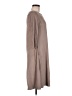 PIPHANY Solid Brown Casual Dress Size M (estimated) - photo 4