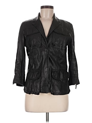 Saks Fifth Avenue Leather Jacket (view 1)