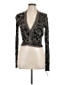 Neiman Marcus Animal Print Gray Cardigan Size L - photo 1