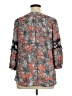 NY Collection Orange 3/4 Sleeve Blouse Size XL - photo 2