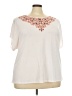 Ruby Rd. Ivory Short Sleeve Blouse Size 3X - photo 1