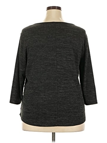 NY Collection 3/4 Sleeve Top (view 2)