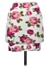 XXI Floral White Casual Skirt Size S - photo 2