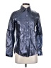 Lanhtropy 100% Linen Metallic Blue Long Sleeve Button-Down Shirt Size S - photo 1