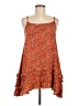 Easel 100% Rayon Orange Casual Dress Size M - photo 1