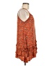 Easel 100% Rayon Orange Casual Dress Size M - photo 4