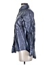 Lanhtropy 100% Linen Metallic Blue Long Sleeve Button-Down Shirt Size XS - photo 5