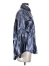 Lanhtropy 100% Linen Metallic Blue Long Sleeve Button-Down Shirt Size XS - photo 4