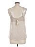 Mystree 100% Polyester Silver Sleeveless Blouse Size L - photo 2