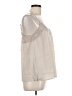 Mystree 100% Polyester Silver Sleeveless Blouse Size L - photo 4