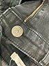 Levi's Solid Black Denim Shorts Size 28 waist - photo 4