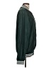 Originality 100% Polyester Solid Green Track Jacket Size L - photo 4