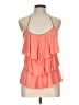 Papaya Orange Sleeveless Blouse Size L - photo 1