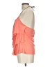 Papaya Orange Sleeveless Blouse Size L - photo 5