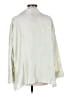 Sigrid Olsen Metallic Ivory 3/4 Sleeve Blouse Size M - photo 2