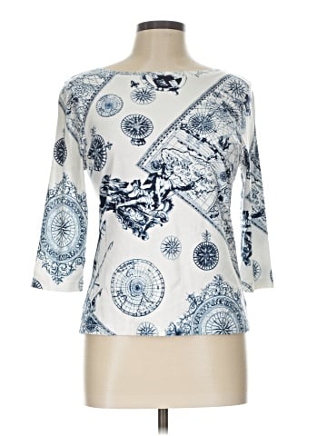 Talbots 3/4 Sleeve T-Shirt (view 1)