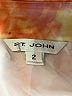 St. John 100% Polyester Floral Orange 3/4 Sleeve Blouse Size 2 - photo 7