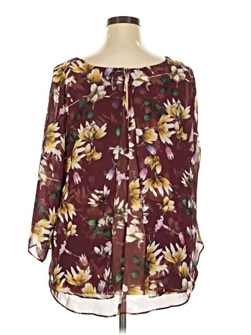 Boutique + 3/4 Sleeve Blouse (view 2)