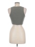 Pull&Bear Gray Sleeveless T-Shirt Size M - photo 2