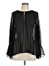 Ella Moss 100% Polyester Black Long Sleeve Blouse Size L - photo 1
