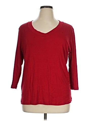 St. John's Bay 3/4 Sleeve T-Shirt (view 1)