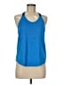 Nike 100% Polyester Blue Tank Top Size M - photo 1