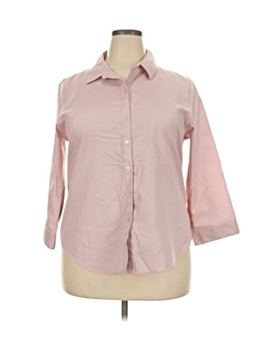 Coldwater Creek 3/4 Sleeve Button-Down Shirt (view 1)