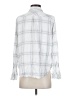 Well Worn 100% Viscose Plaid Silver Long Sleeve Button-Down Shirt Size S - photo 2