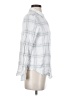 Well Worn 100% Viscose Plaid Silver Long Sleeve Button-Down Shirt Size S - photo 4
