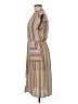 Monteau Stripes Tan Casual Dress Size M - photo 5