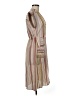 Monteau Stripes Tan Casual Dress Size M - photo 4