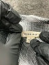 Gilli 100% Rayon Plaid Gray Long Sleeve Blouse Size L - photo 7