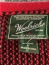 Woolrich 100% Cotton Houndstooth Red Cardigan Size L - photo 7
