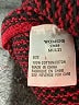 Woolrich 100% Cotton Houndstooth Red Cardigan Size L - photo 8